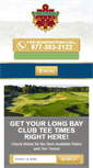 Mobile Screenshot of longbaygolfclub.com